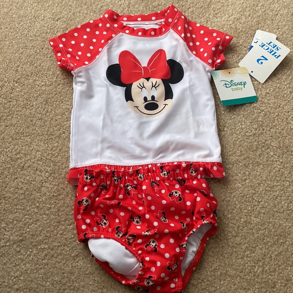 Minnie Mouse Two Piece Swimsuit